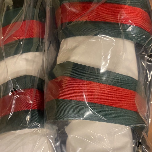 Gucci Men’s Leather and Web Sandals - Picture 12 of 12